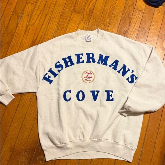 Fisherman's Cove White Sweater large - Picture 2 of 6
